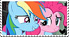 Pinkie/Rainbow shipper.